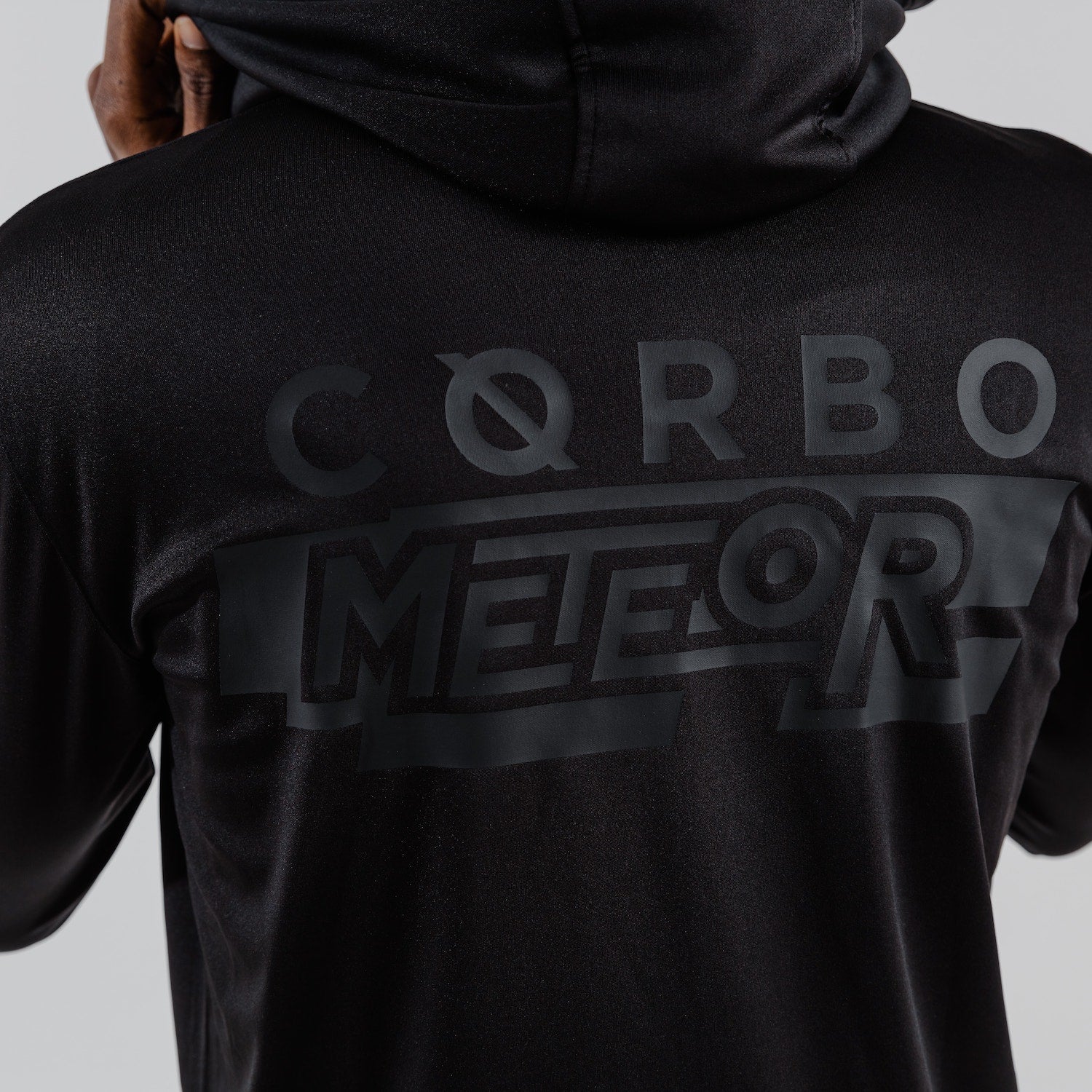Meteor Hooded Tracksuit Black on Black