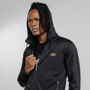 Meteor Hooded Tracksuit Black on Black