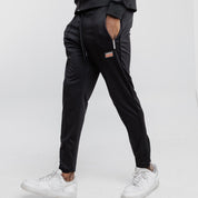 Meteor Hooded Tracksuit Black on Black