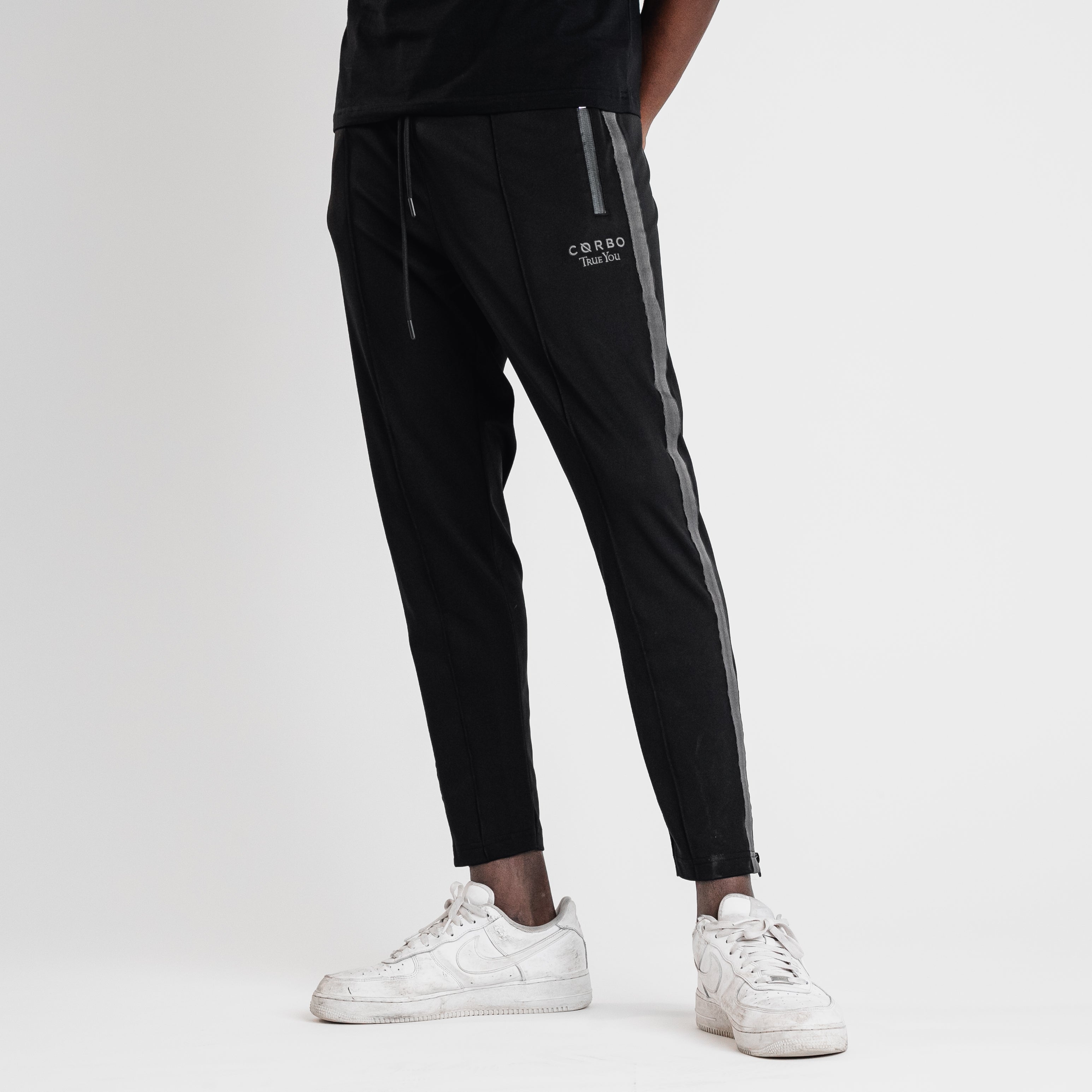 CORBO x TrueYou Signature Trackpants Black