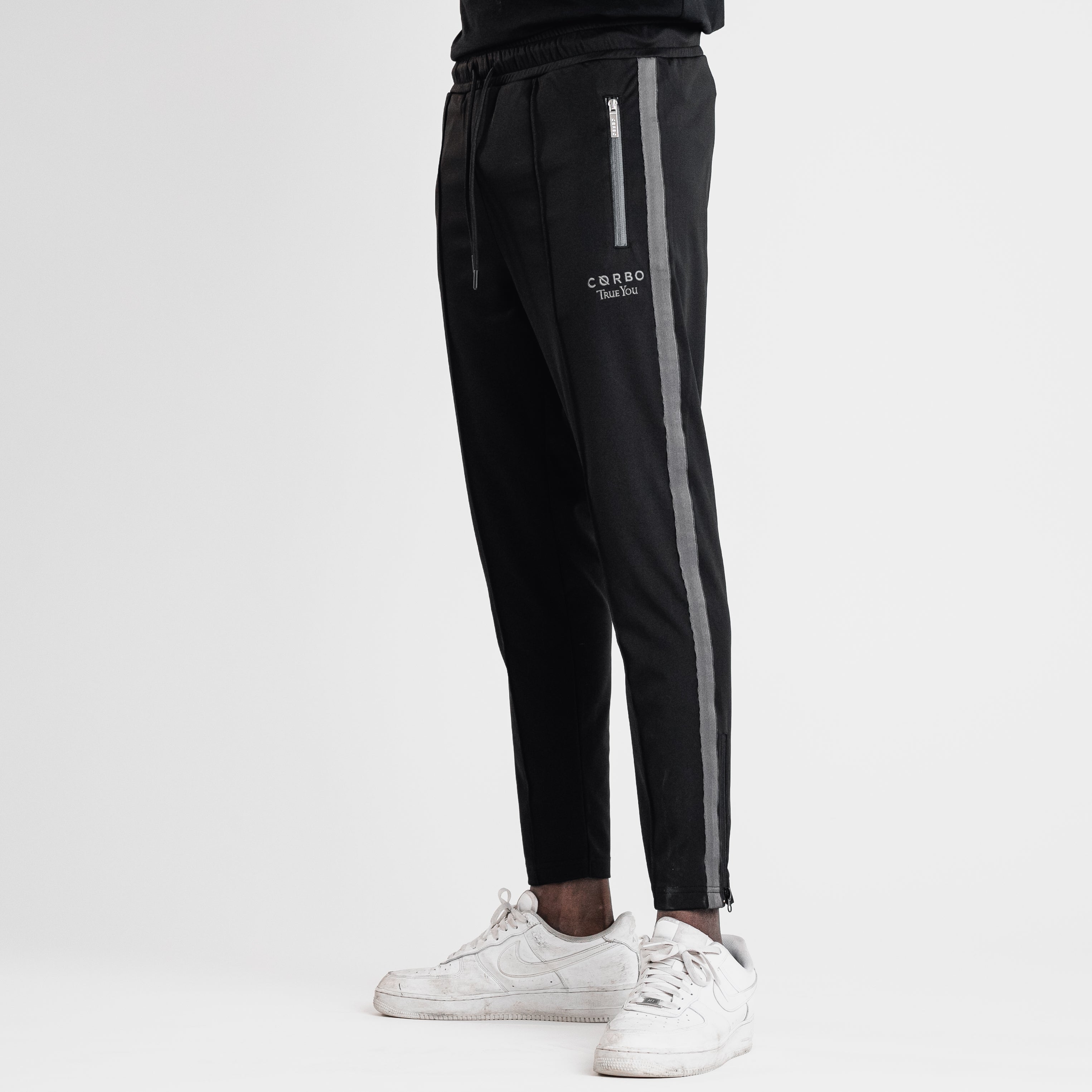 CORBO x TrueYou Signature Trackpants Black