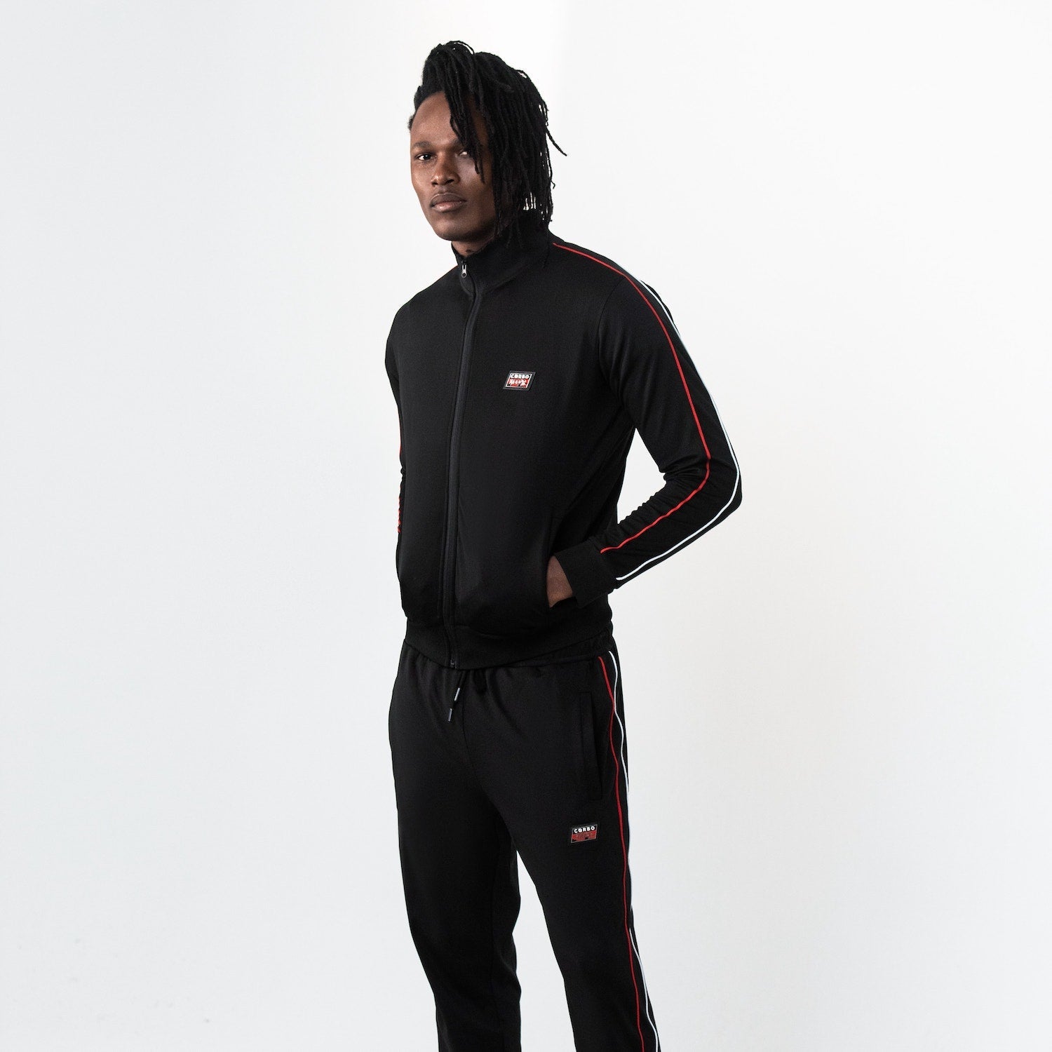 Meteor Tracksuit Black