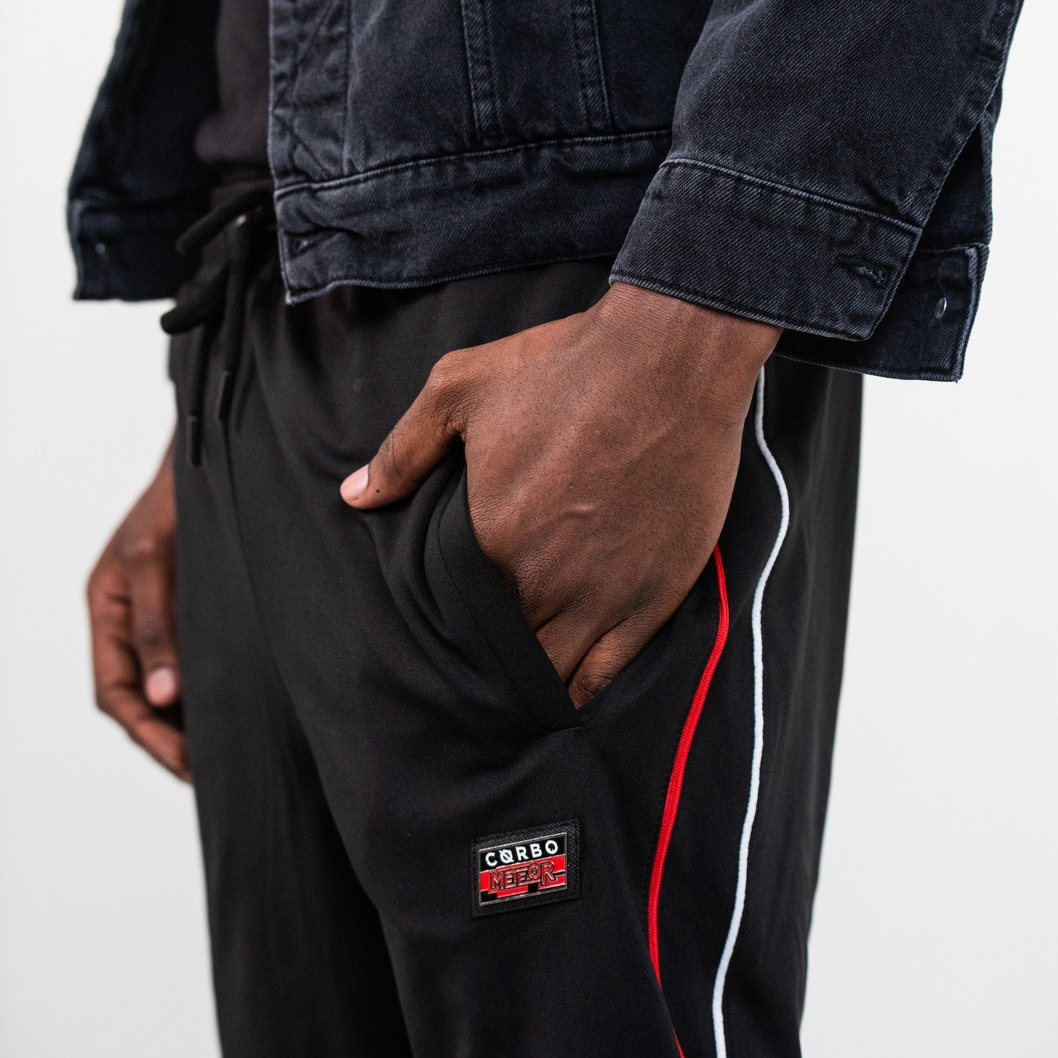 Meteor Tracksuit Black