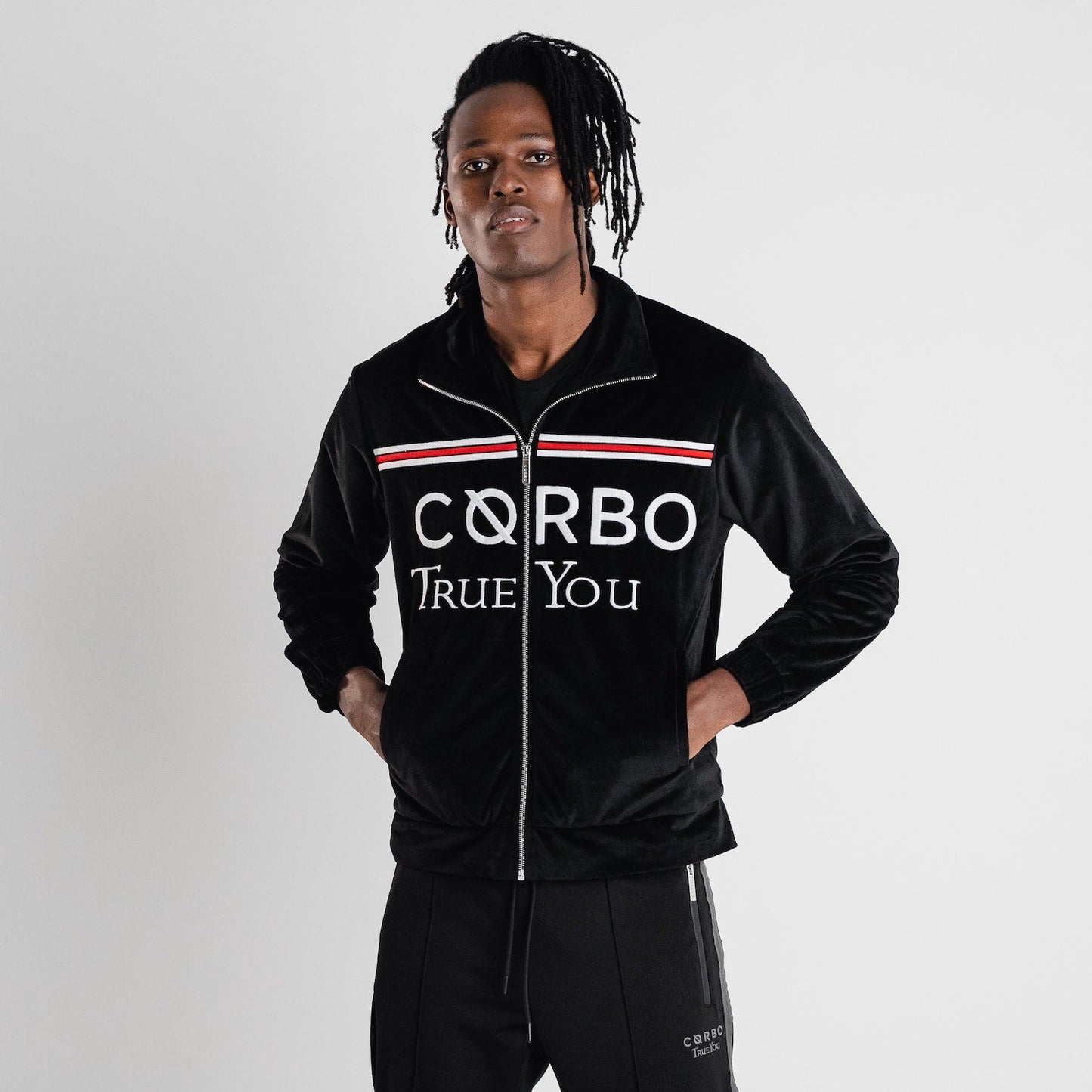 CORBO x True You Velours Zipper