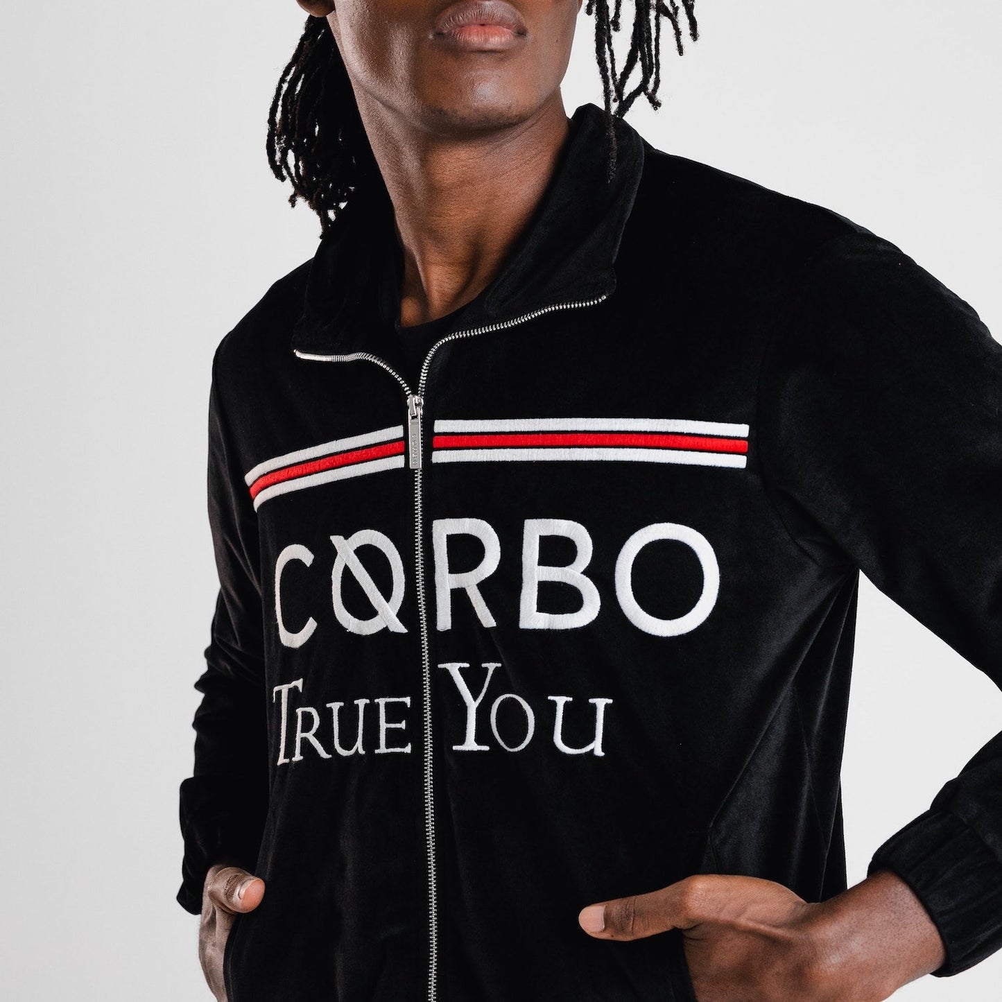 CORBO x True You Velours Zipper