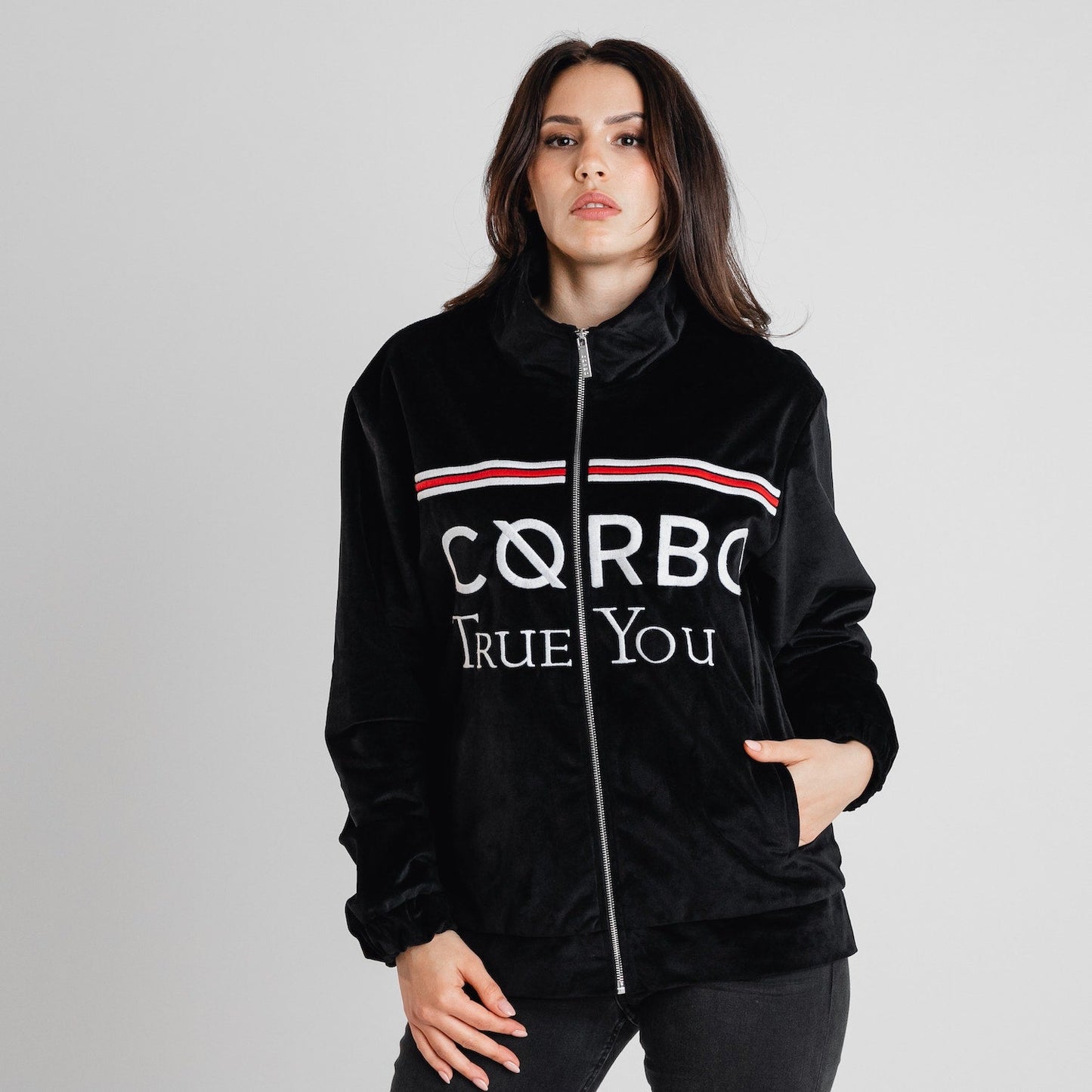 CORBO x True You Velours Zipper