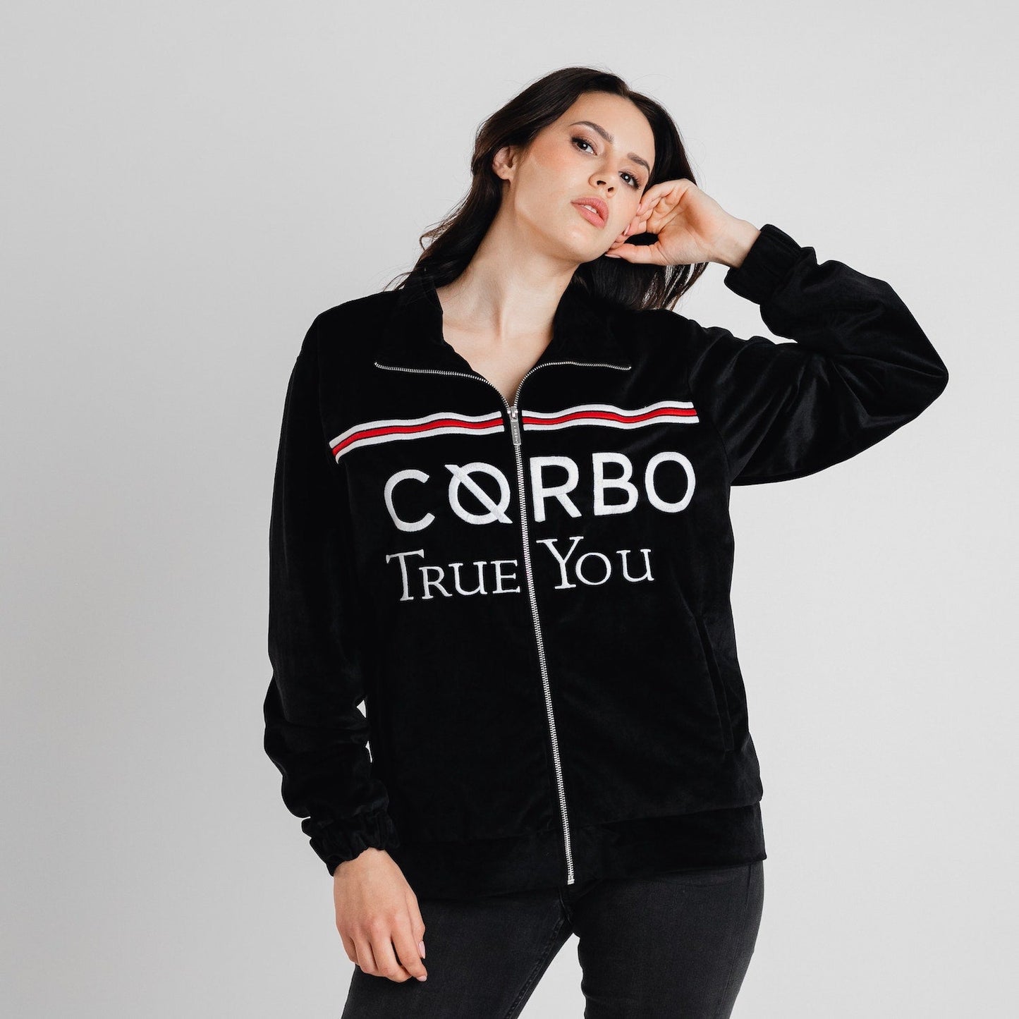 CORBO x True You Velours Zipper