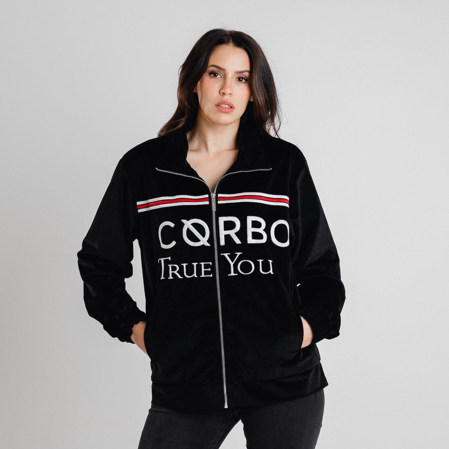 CORBO x True You Velours Zipper