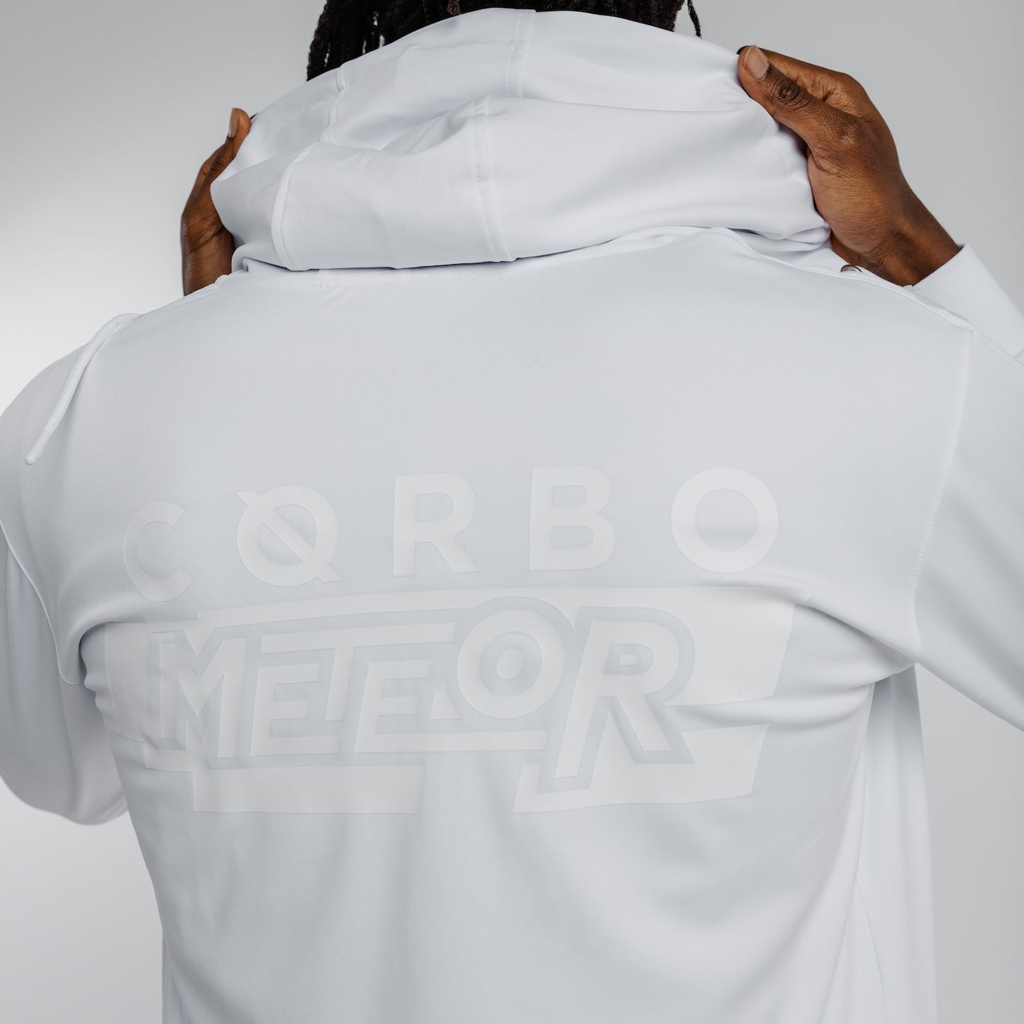 Meteor Hooded Tracksuit White on White